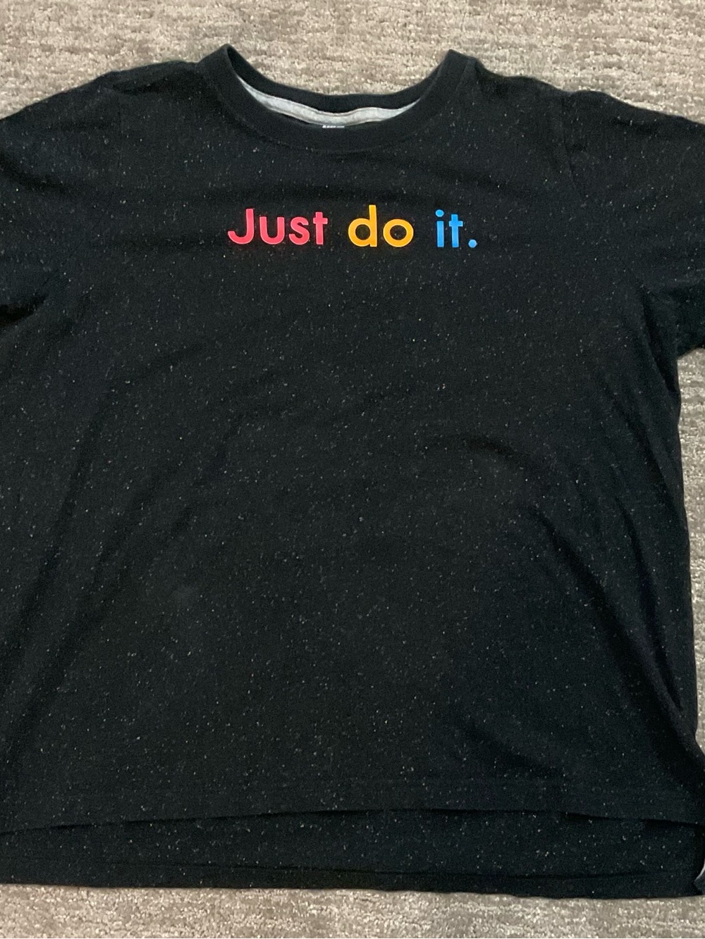 Nike Wonan’s Just Do It.' Black Logo Tee